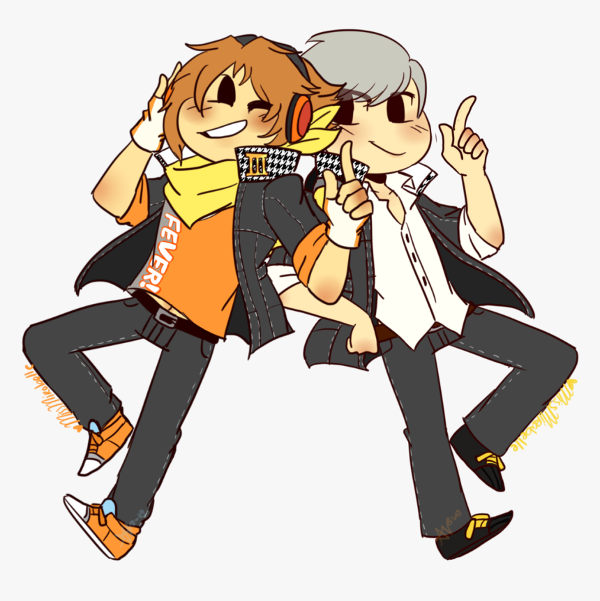 Miss-mirabelle Art Drew Yu And Yosuke In Their Dancing - Persona Dancing Yosuke, HD Png Download, Free Download