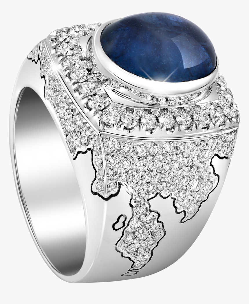 Conqueror Oval Blue Sapphire Ring - Engagement Ring, HD Png Download, Free Download