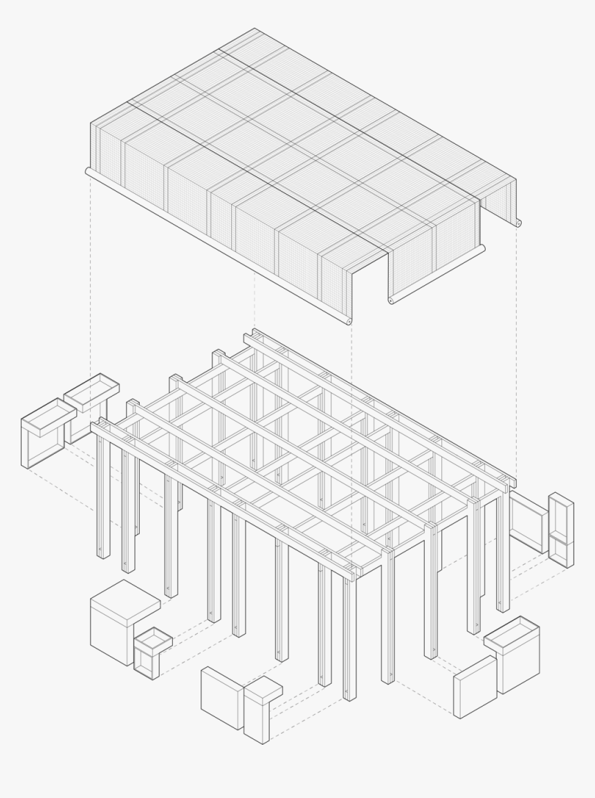 Exploded Axonometric For Gia, HD Png Download, Free Download