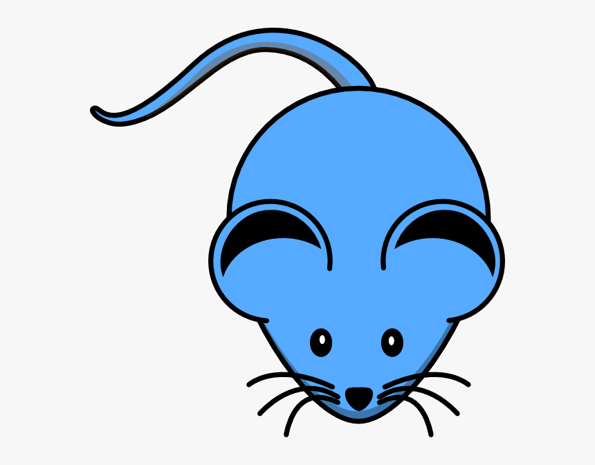 Blue Clip Art At Clker Com Vector - Clipart Mouse, HD Png Download, Free Download