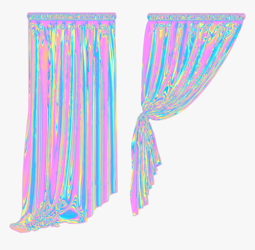 #sheer #curtains #colorful #holo #holographic #freetoedit, HD Png Download, Free Download