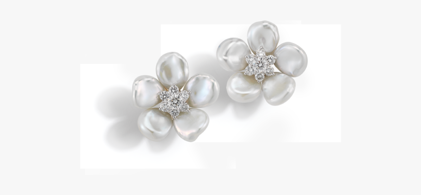 Seaman Schepps Se Fresh Water Pearl Flower Earrings - Seaman Schepps Pearl Flower Earrings, HD Png Download, Free Download