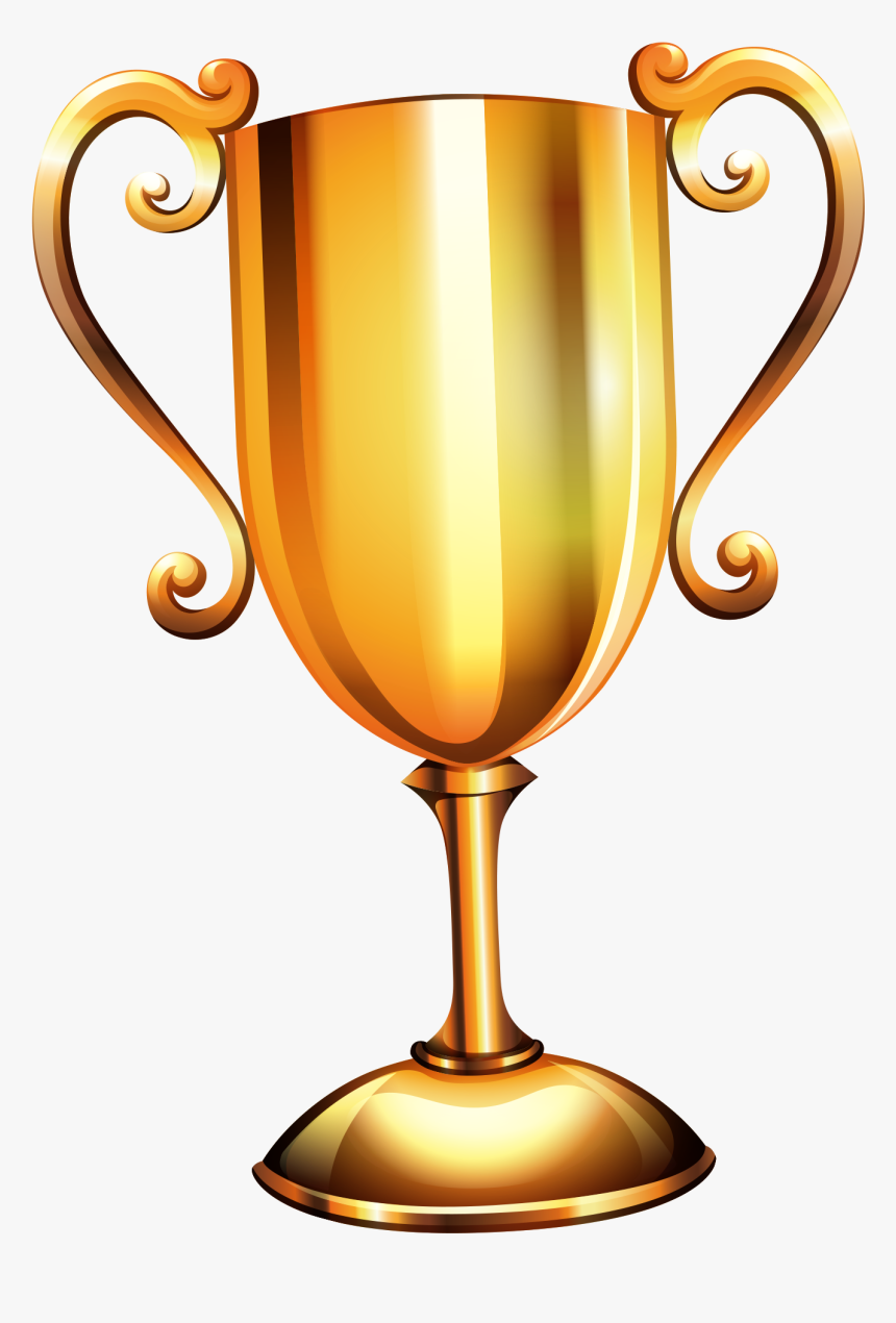 Golden Trophy With Golden Background, HD Png Download, Free Download