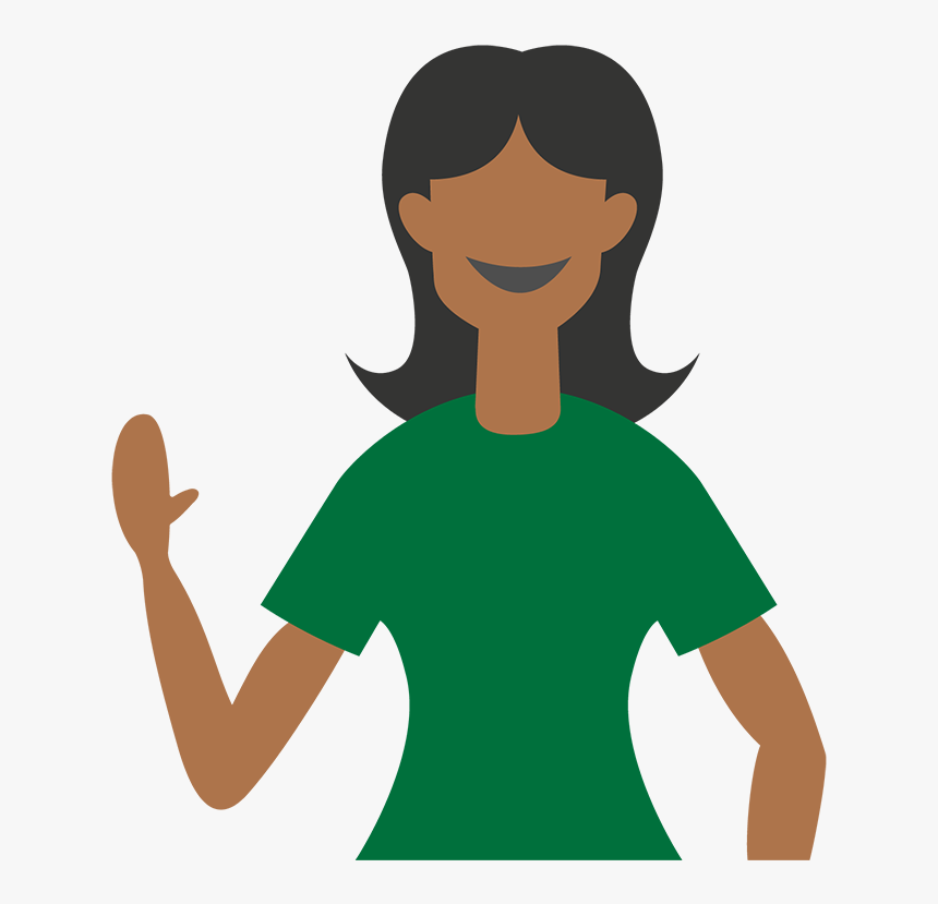 Person Waving Icon - Illustration, HD Png Download, Free Download