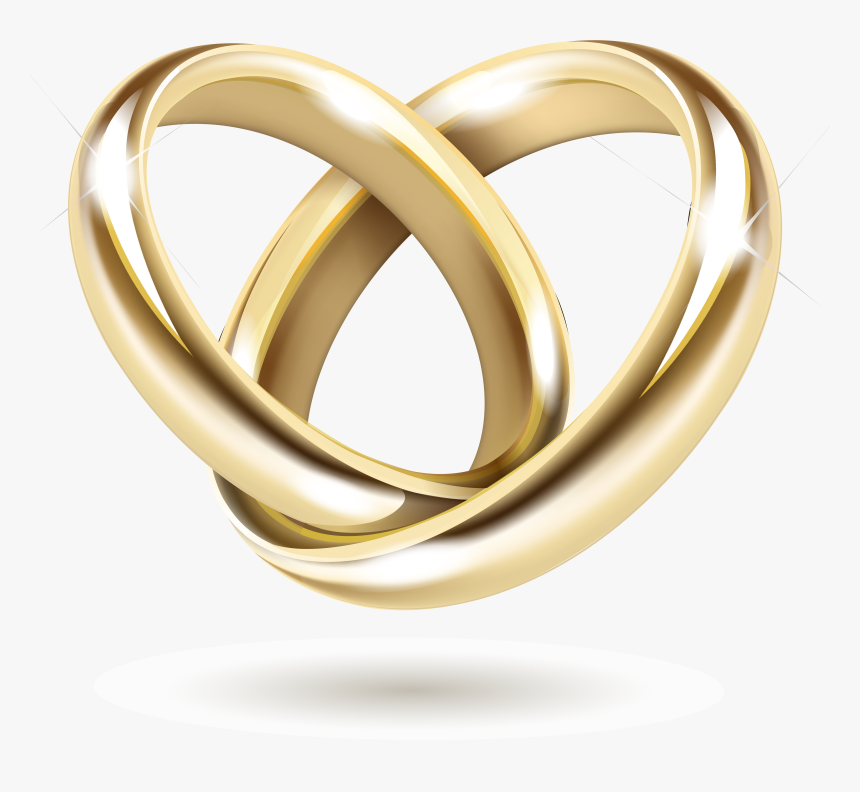 Vector Ring Invitation Gold Wedding Free Download Png - Transparent Background Wedding Ring Png, Png Download, Free Download