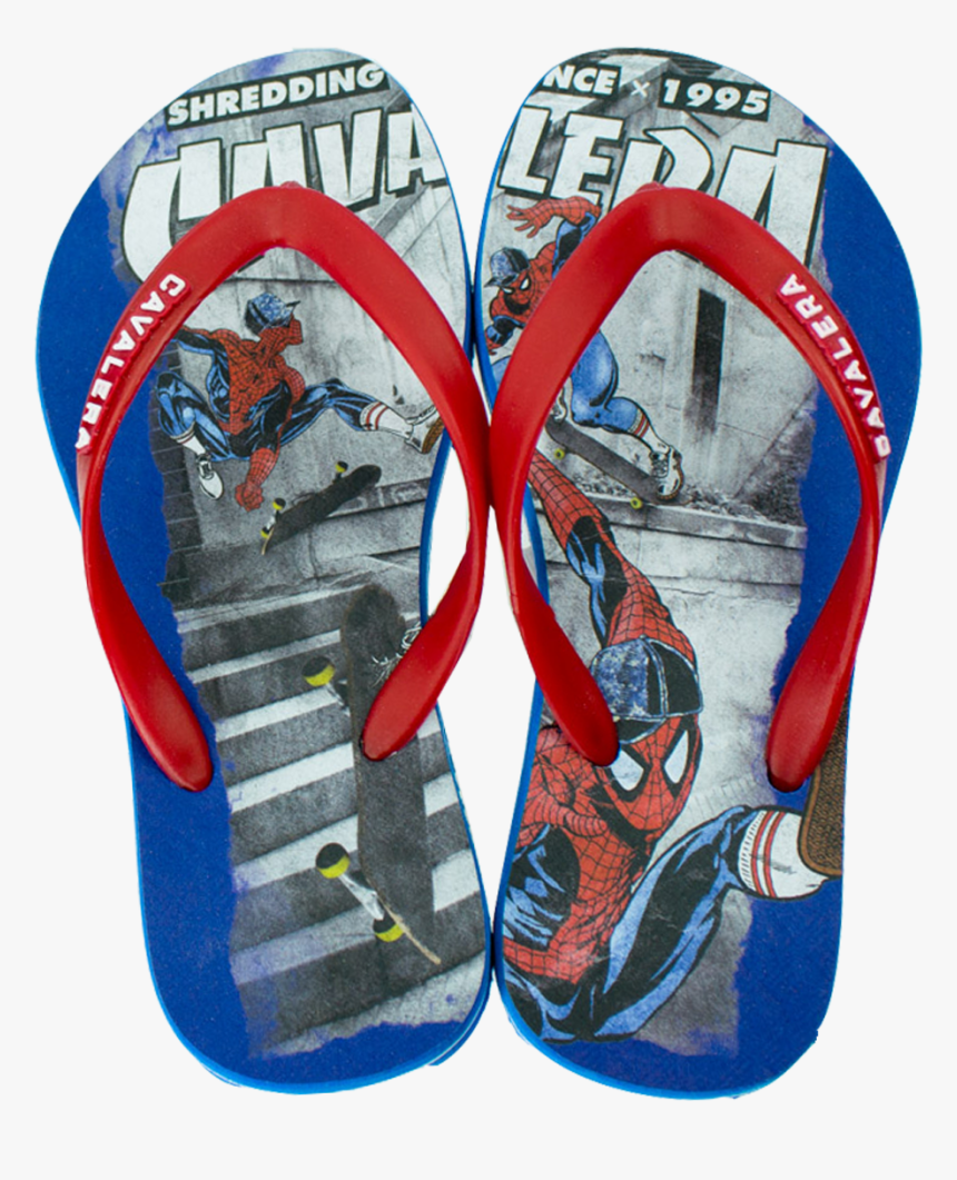 Chinelo Infantil Cavalera Homem Aranha - Flip-flops, HD Png Download, Free Download