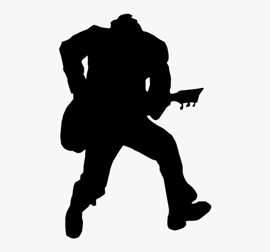 Guitar Player Silhouette, HD Png Download, Free Download