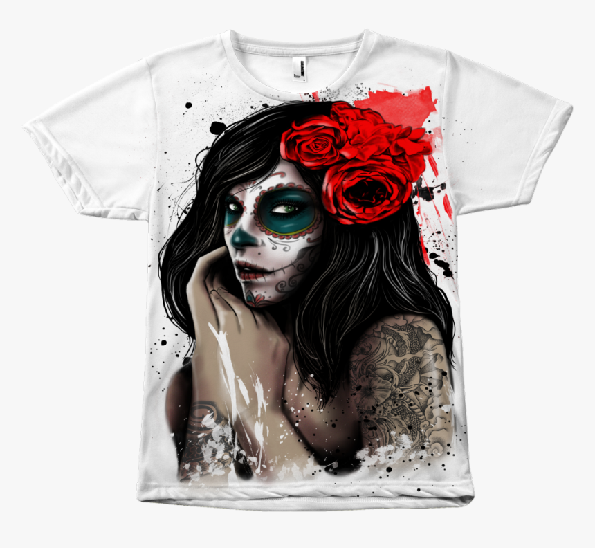 Unisex Calavera Girls Shirts - Girl, HD Png Download, Free Download