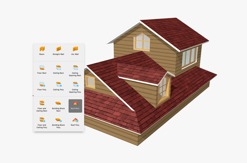 Custom Roofs In Live Home 3d Pro - House, HD Png Download, Free Download