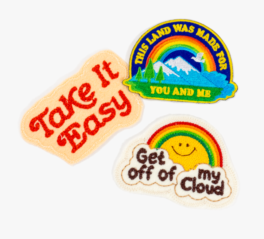 Take It Easy Chain Stitched Patch"
 Class="lazyload - Baked Goods, HD Png Download, Free Download