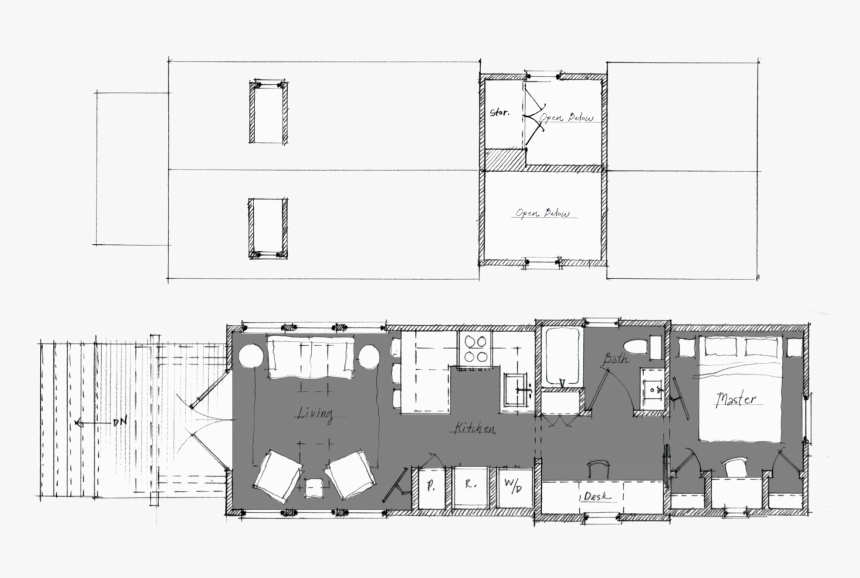 Low Country Floorplan Sketch - Low Country Clayton Homes Plans, HD Png Download, Free Download