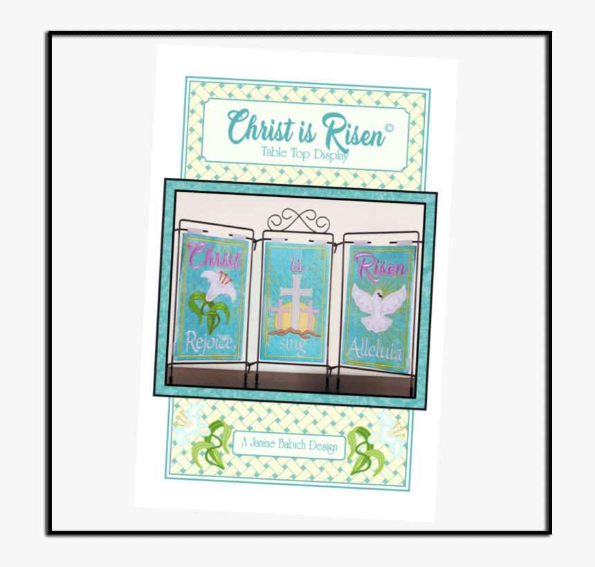 Christ Is Risen Table Top Display By Janine Babich - Cartoon, HD Png Download, Free Download