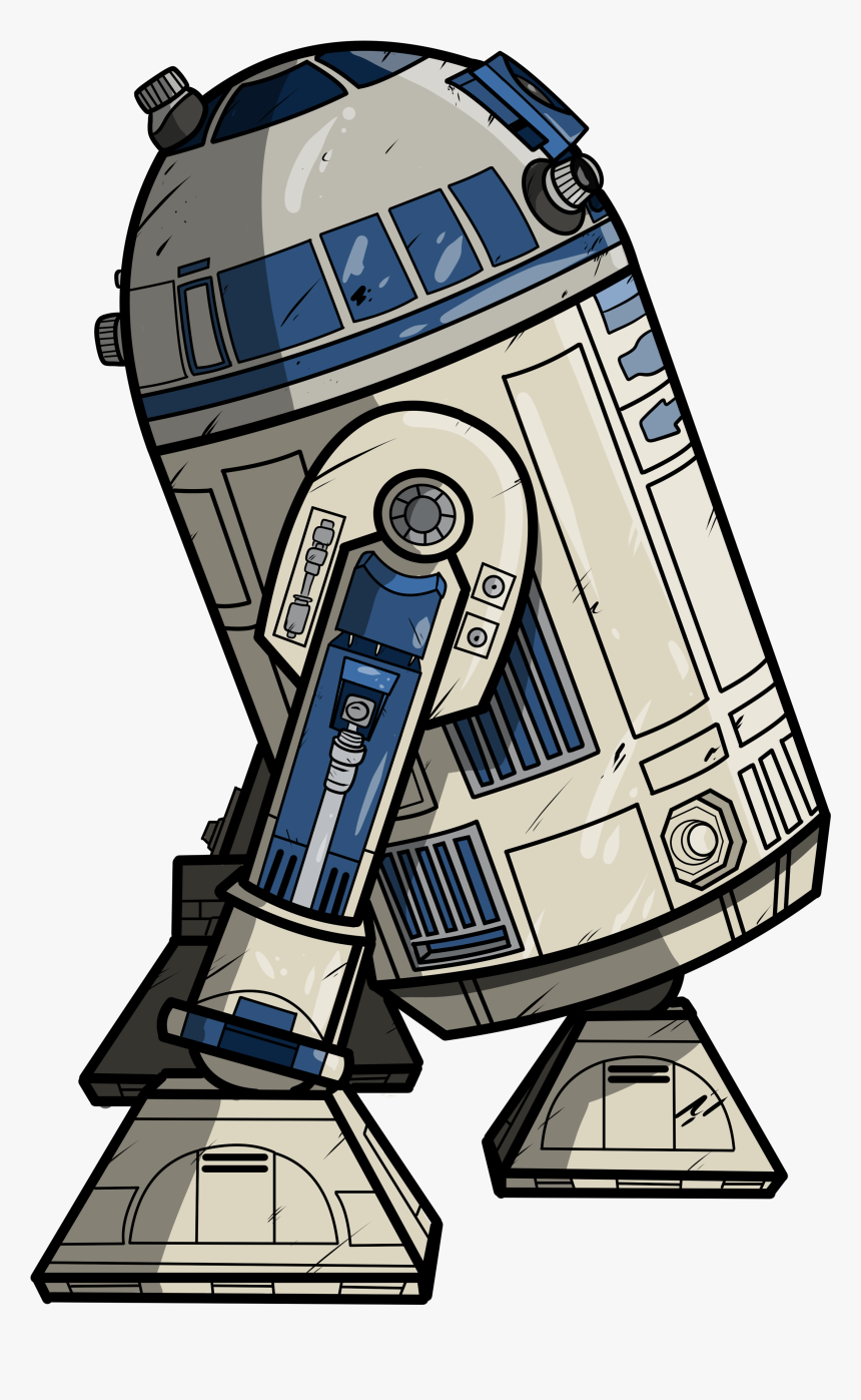 Starwars Clipart R2d2 C3po - Star Wars Cartoon Png, Transparent Png, Free Download