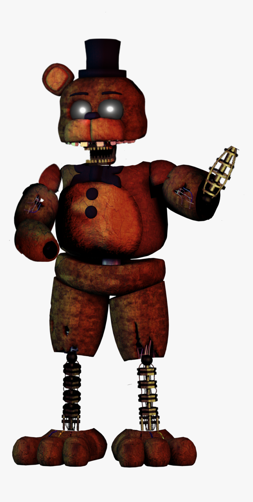 Ignited Freddy - Imágenes De Five Nights At Freddy's 2, HD Png Download, Free Download