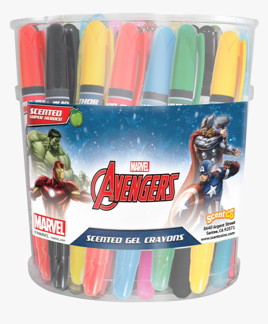 Marvel Avengers Gel Crayons - Iron Man, HD Png Download, Free Download