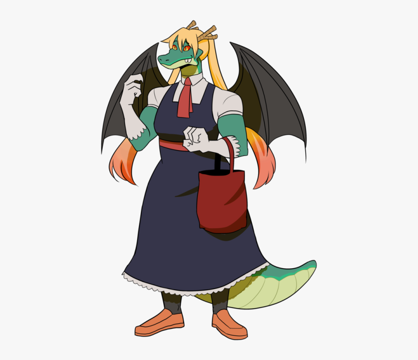 Maid Dragon Anthro, HD Png Download, Free Download