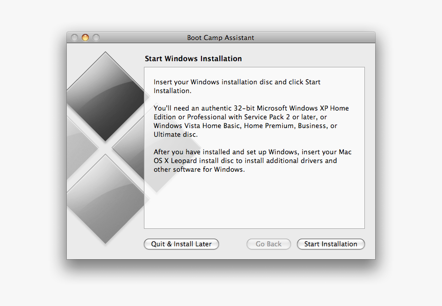 Windows 7 Install - Bootcamp Windows 7, HD Png Download, Free Download