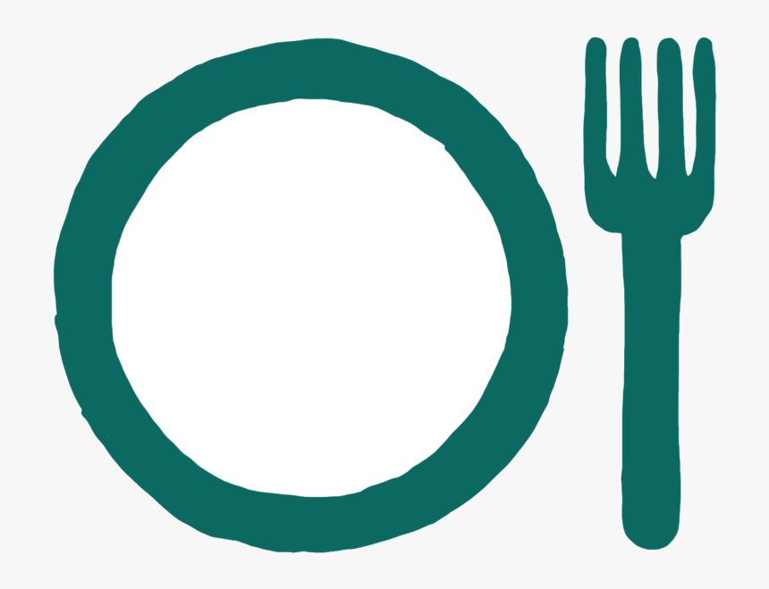 Fork&plate - Circle, HD Png Download, Free Download