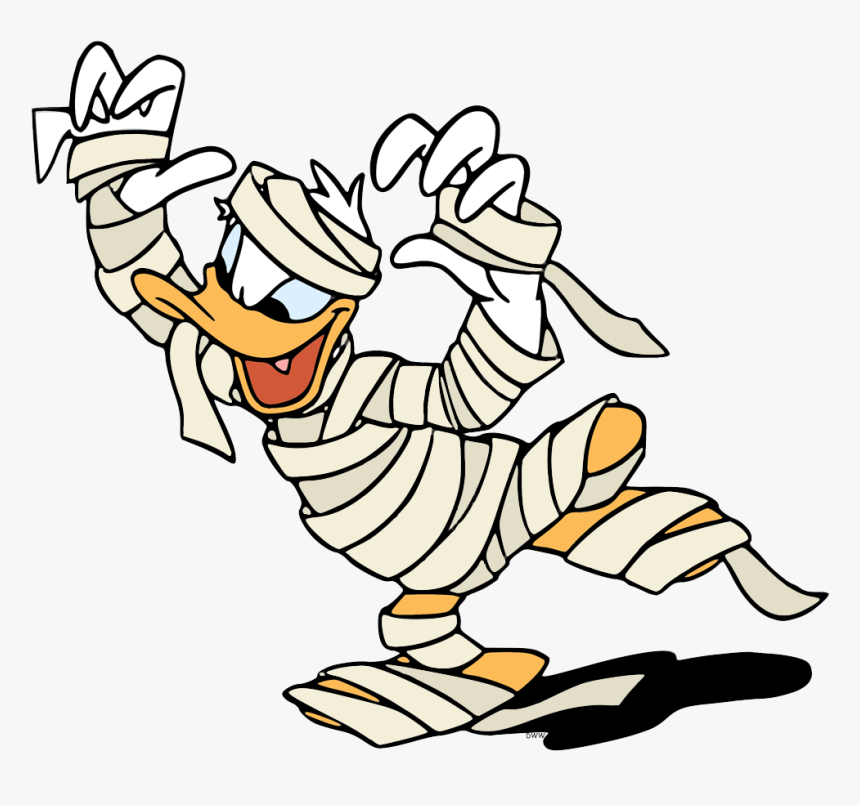 Donald Duck Halloween Clipart, HD Png Download, Free Download