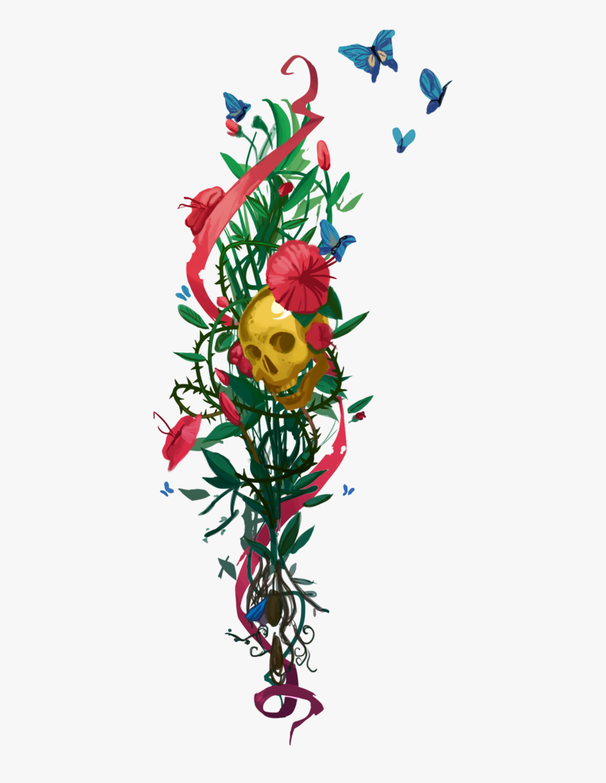 Floral Tattoo Png - Chloe Price Tattoo Png, Transparent Png, Free Download