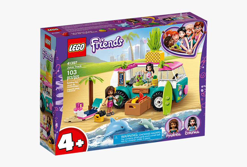 Lego® Friends 41397 Juice Truck - Lego Friends Sets Juice Truck, HD Png Download, Free Download