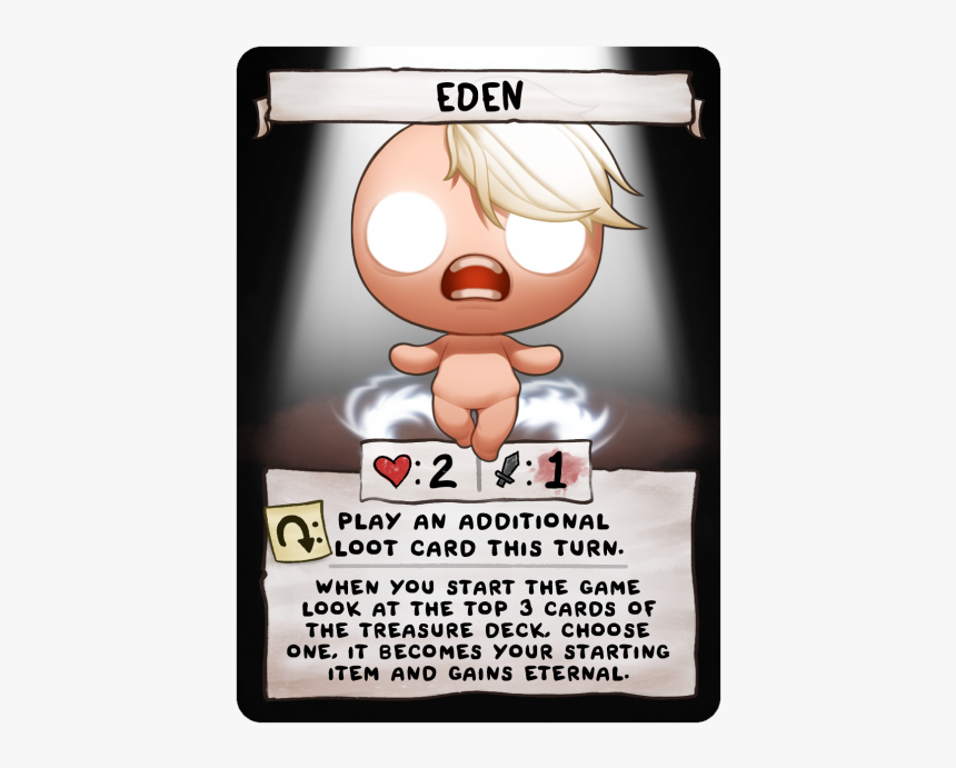 Binding Of Isaac Four Souls Eden, HD Png Download, Free Download