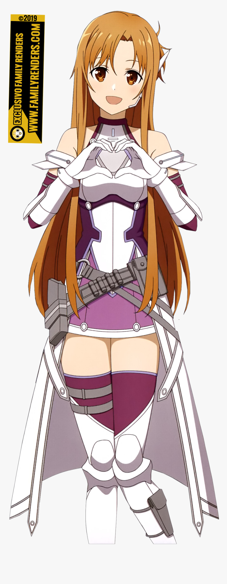 Asuna Yuuki - Sword Art Online Asuna And Yuna, HD Png Download, Free Download