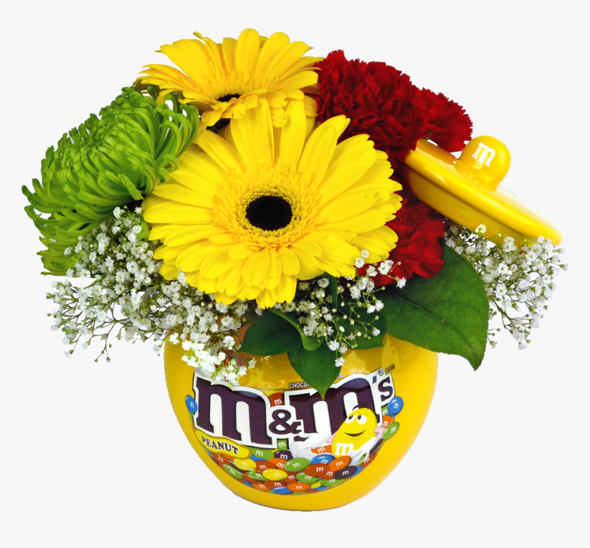 Mms Character Ceramic Candy Jar With Flowers - Bouquet, HD Png Download, Free Download