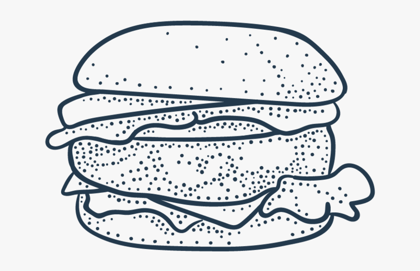 Burger-01 - Fast Food, HD Png Download, Free Download