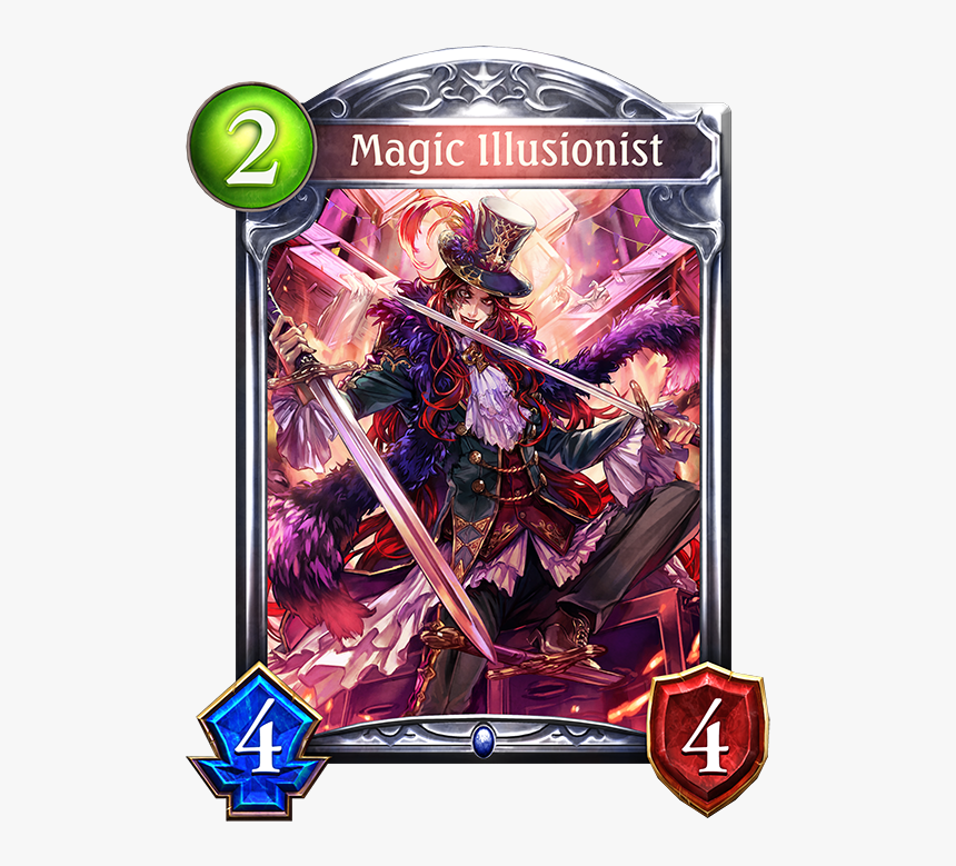 Unevolved Magic Illusionist Evolved Magic Illusionist - Funny Shadowverse Cards, HD Png Download, Free Download