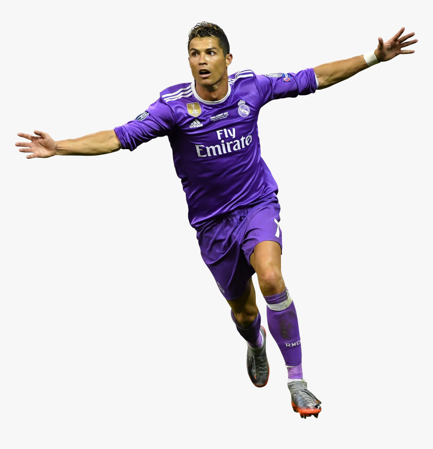 Cristiano Ronaldo Png - Ronaldo Ucl Vs Barca, Transparent Png, Free Download