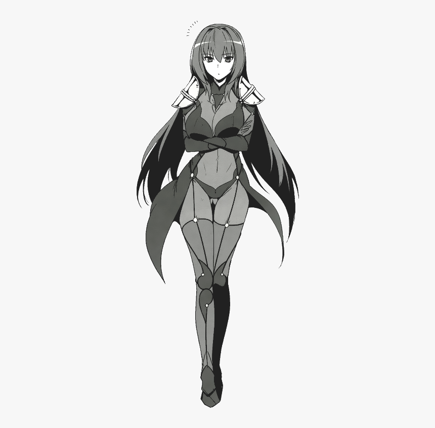 Scathach Manga Black And White, HD Png Download, Free Download