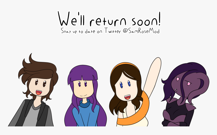 We’ll Be Right Back - Cartoon, HD Png Download, Free Download