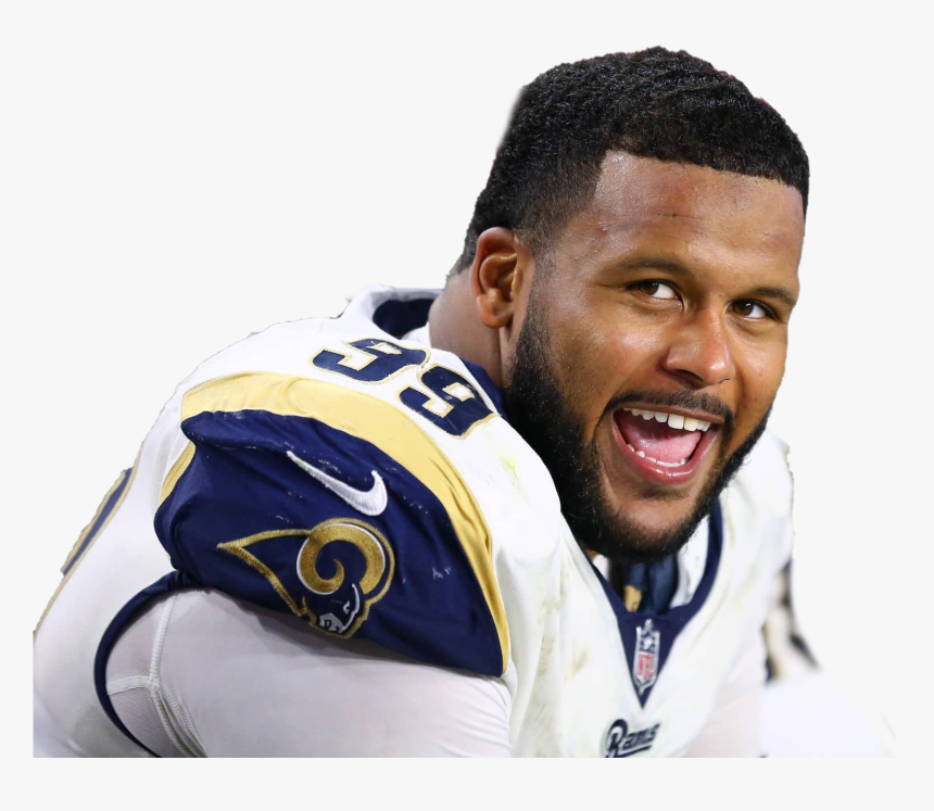 Aaron Donald Png Free Download - Aaron Donald Head, Transparent Png, Free Download