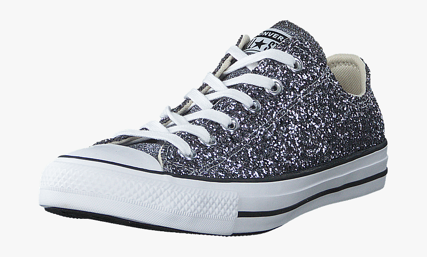 Converse All Star Glitter Silver, HD Png Download, Free Download