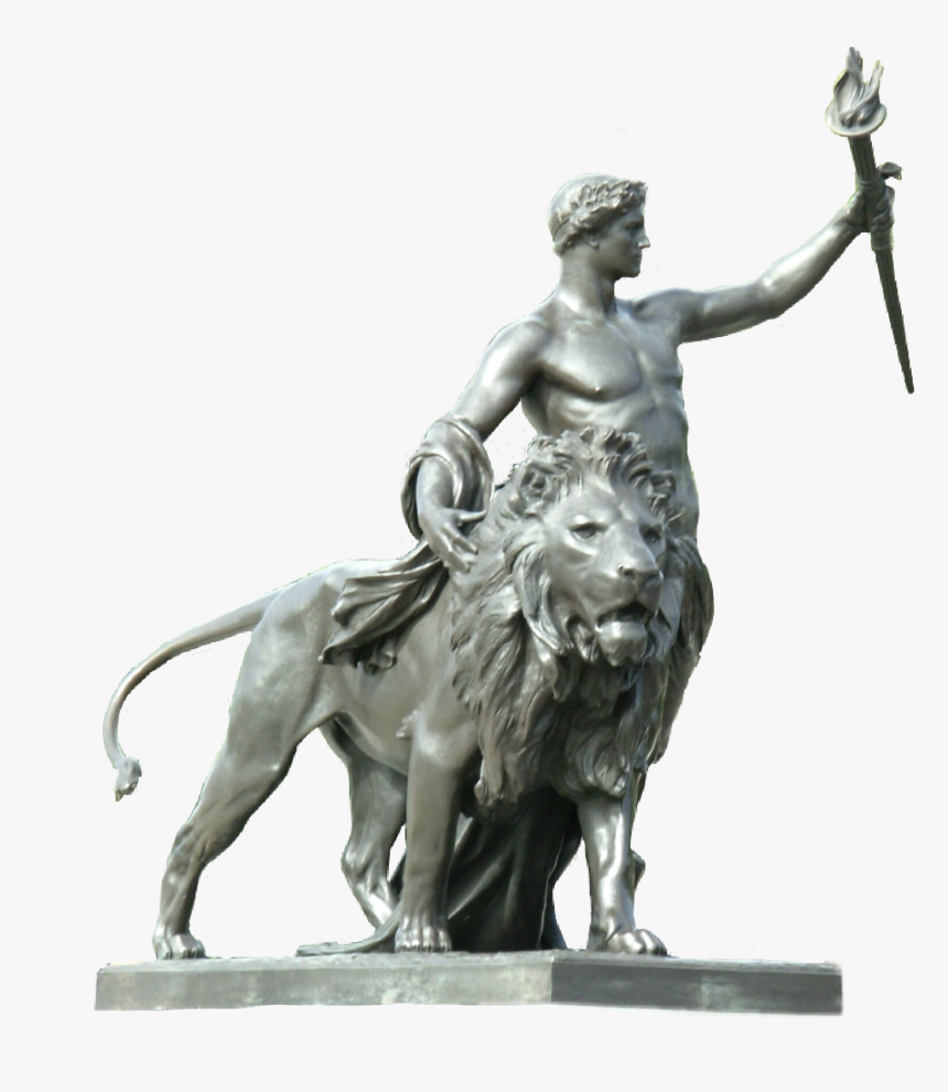 #london #buckinghampalace #royal #lion #man #statue - Statue, HD Png Download, Free Download