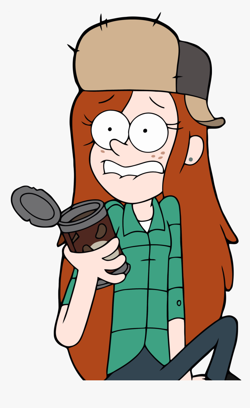 Wendy Corduroy Big Vector Bash - Wendy Gravity Falls Shocked, HD Png Download, Free Download