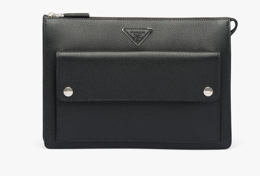 Prada Leather Men"s Bag - Wallet, HD Png Download, Free Download