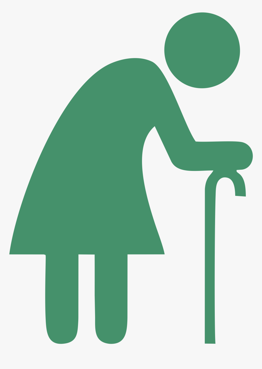 Old Person Pictogram Blue, HD Png Download, Free Download
