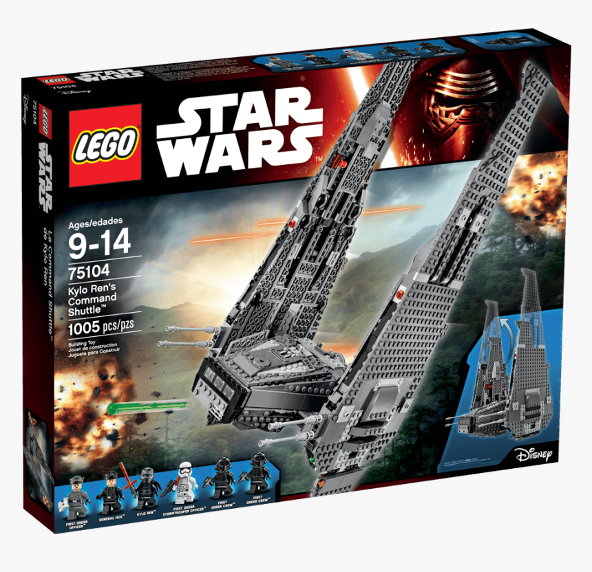 Kylo Ren"s Command Shuttle - Kylo Ren's Command Shuttle Lego Price, HD Png Download, Free Download