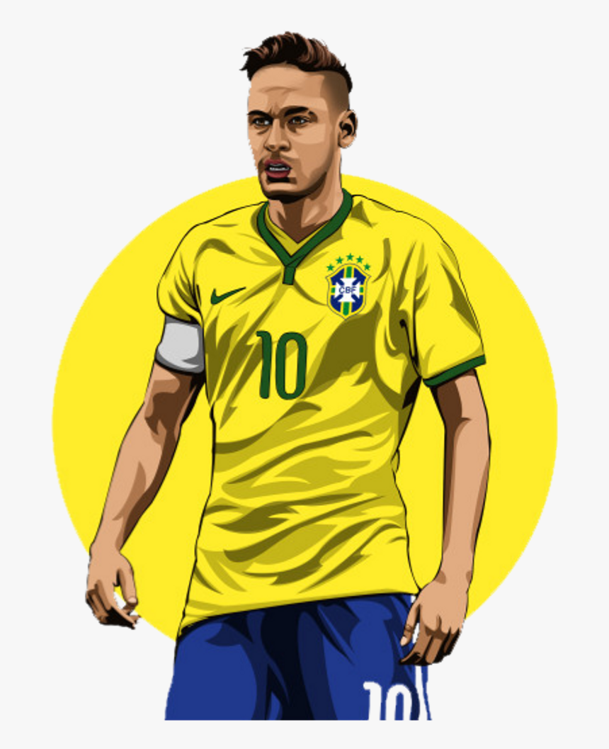 Pixel Art Neymar , Png Download - Brazil Football, Transparent Png, Free Download