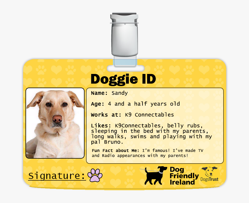 Hello, Lauren Mcilvenna Here, Proud Dog Mum To Sandy - Dogs Trust, HD Png Download, Free Download