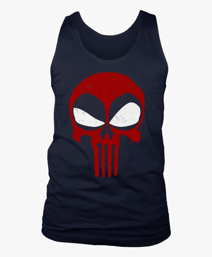 The Punisher And Deadpool Logo Mashup Shirts - T-shirt, HD Png Download, Free Download