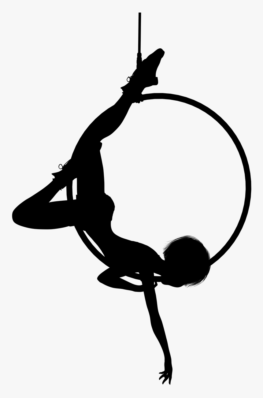 Silhouette Girl Variety Free Photo - Acrobatics Png, Transparent Png, Free Download