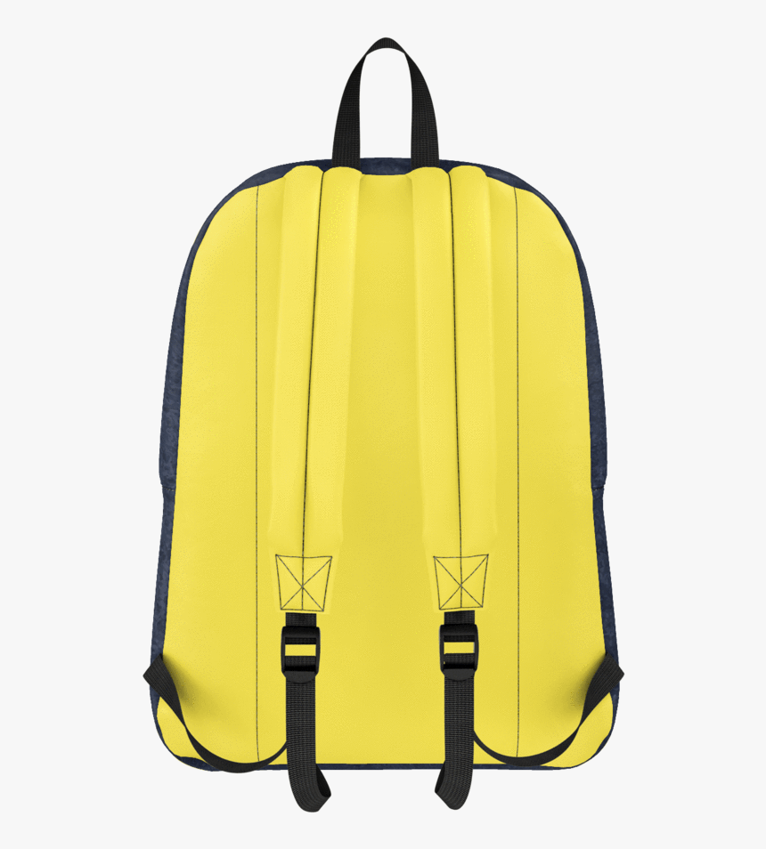 Flamingo Life Navy Yellow And Flowers Backpack - Backpack, HD Png Download, Free Download