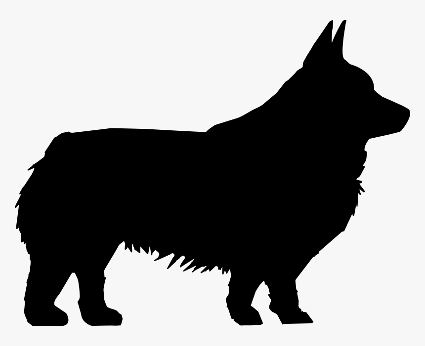 Corgi Clipart Black And White, HD Png Download, Free Download