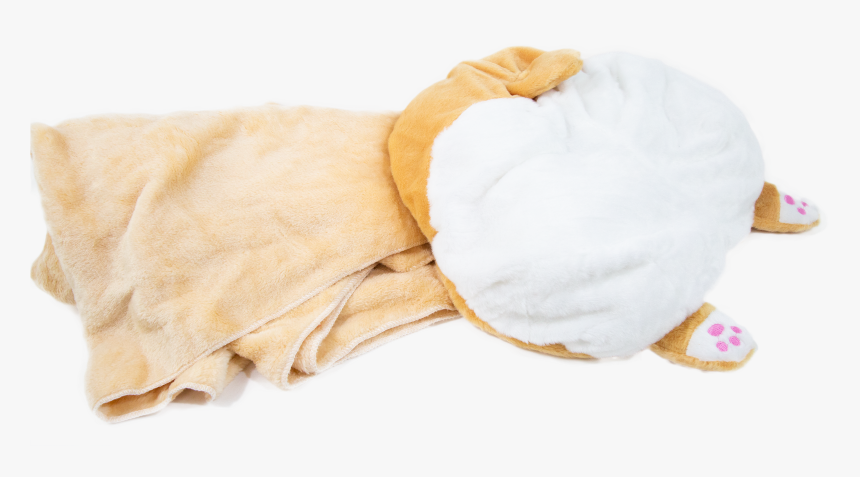 Giant Corgi Butt 3 In 1 Pillow Hand Warmer Blanket - Plush, HD Png Download, Free Download