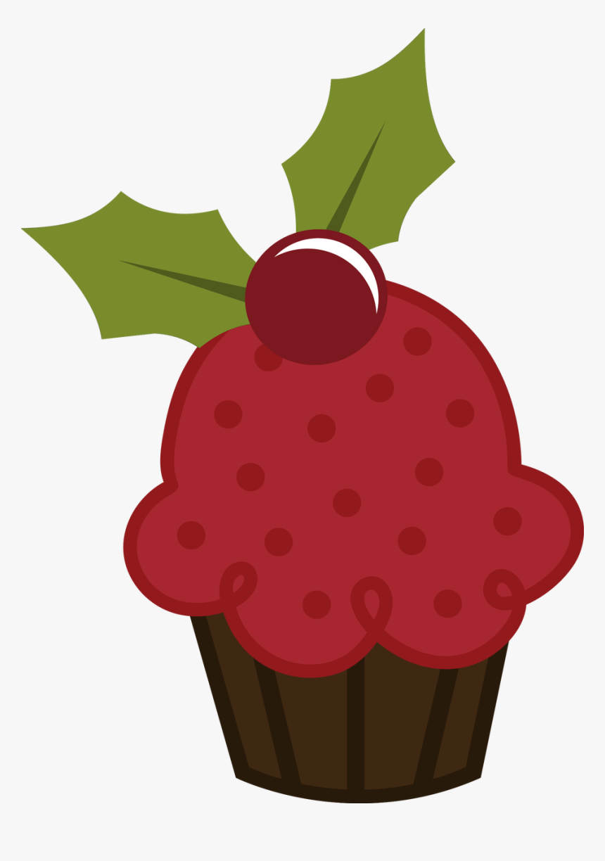 Pinterest Christmas Cupcake Clip - Clipart Christmas Food, HD Png Download, Free Download