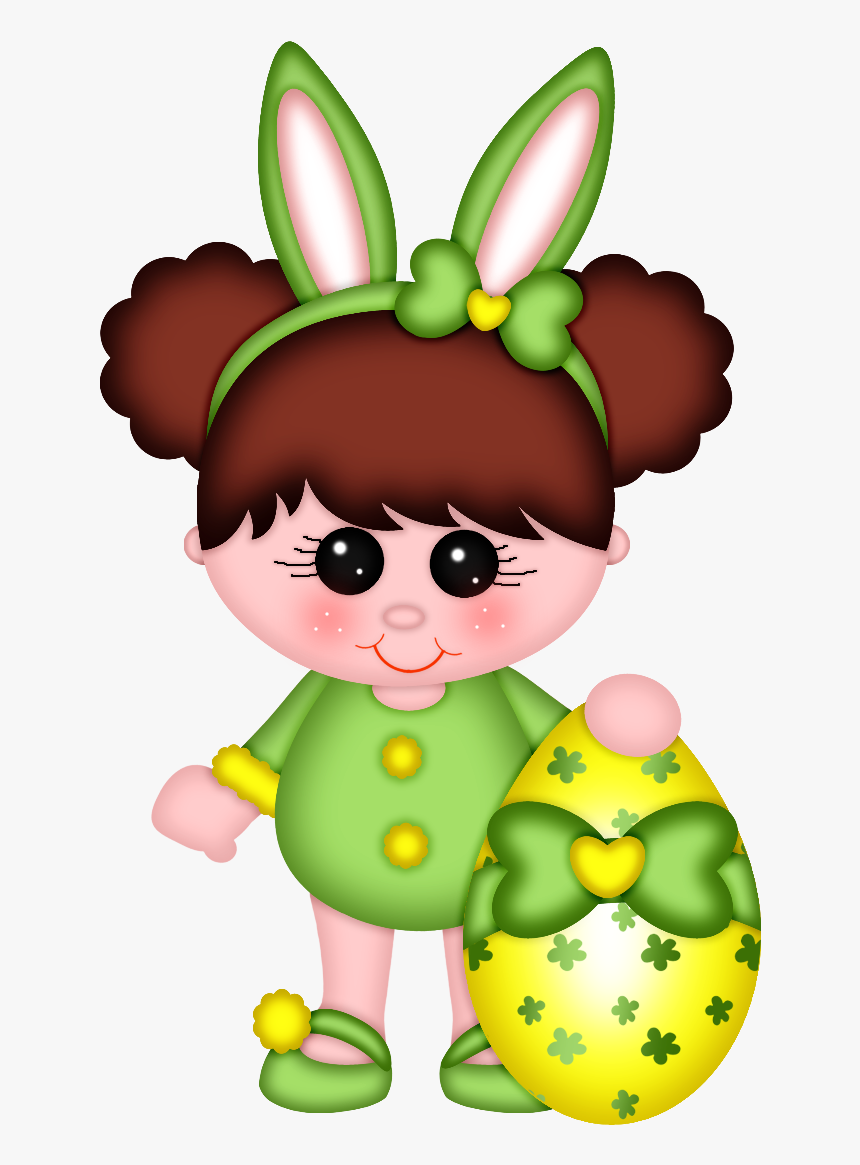 Happy Easter, Bunnies, Clip Art, Filing Papers, Cutting - Cartoon, HD Png Download, Free Download