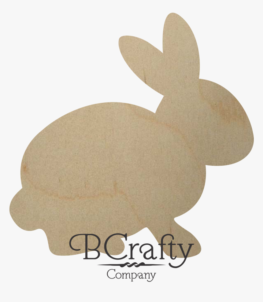 Wooden Rabbit Cutout - Domestic Rabbit, HD Png Download, Free Download